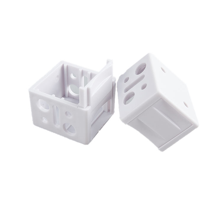GUKA 2 PCS White Blind Brackets Low Profile Box Mounting Bracket for ...