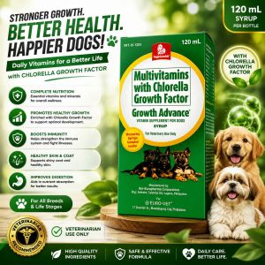 GROWTH ADVANCE 250ml / 120ml Growth Enhancher Dog/Pet Vitamins