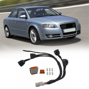 Car Ignition Connector Wire Harness Compatible-for TT A4 1.8T Turbocharged 034-701-0004 06B998018T NP-18WHKIT 0347010004