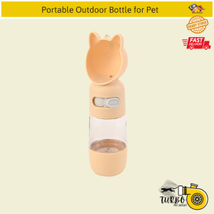 3 in 1 Pet Travel Feeding Cup/Portable Cat Dog Water Bottle with Cup-Cat Shape Cup