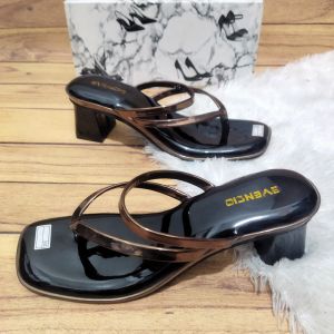 EVENCIO Sepatu Wanita Sandal Wanita Heels 5cm A04 TEMBAGA