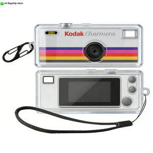 2026 NEW  Kodak CHARMERA Camera Protective Case Transparent TPU Soft Shell Anti-drop Keychain Design with Hanging