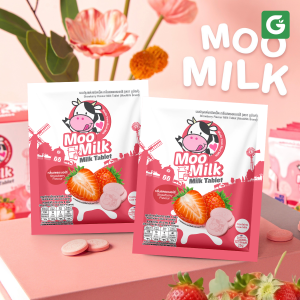 Kẹo Sữa Bò Moo Milk – Thơm Ngon Bổ Dưỡng Từ Sữa New Zealand - Gói 25g [Hàng Thái Lan]