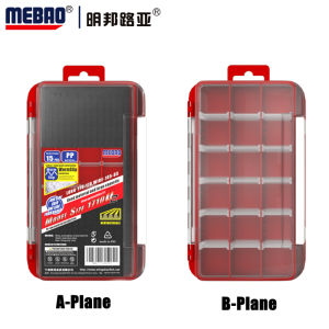 MB-F Series Double Side Open Lures Box Fishing Lure Tackle Box Fishing Hook Tool Box Lure Bait Boxes Storage Multi Compartments Fishing Accessories Case