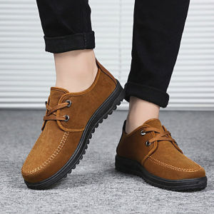 XWshop รองเท้าหนังกลับสไตส์ วินเทจสำหรับผู้ชาย ทรงสวยเท่ พื้นนิ่มน้ำหนักเบาใส่แล้วเท่ไม่ไหวว ใส่เที่ยว ออกงาน ใส่ทำงานคือปังม๊าก 🎉