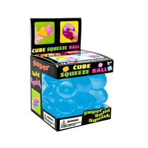 4Pcs Needoh Round Squeeze Stress Relief Toy Malt Syrup Squishy Fidget Cube Toy Slow Rebound Toy for Kids and Adults