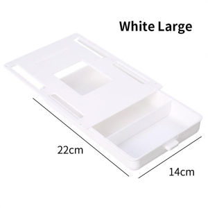 Hidden Drawer Under Desk Self Adhesive Storage Boxes for Office Pen Holder Self Stick School Stationery Case