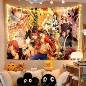 พรมอ ผ้าแขวนหอพัก ผ้าพื้นหลัง หลอดไฟ ins ส่วนบุคคลการ์ตูนผนังผ้าพื้นหลังผ้าหอพักห้องนอนห้องนั่งเล่นแขวนผ้าตกแต่ง พรมอ