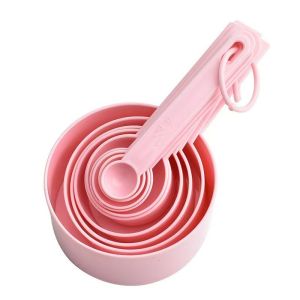 10/Set Measuring Spoon Measuring Cup Baking ToolsDIY Cake Baking Flour Spoon Plastic Measuring Spoon PAZU