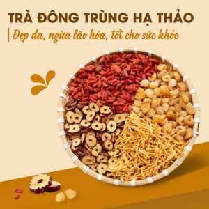 5- 10 Set trà vitamin C trà hoa quả trắng da (Hắc kỳ tử lê gai hoa hồng dâu tằm quất vàng) - Lãn Ông