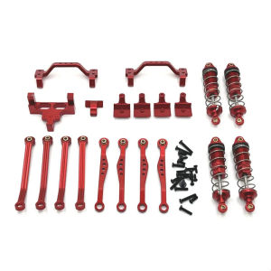 Rod Suspension Seat Suspension Device Frame Servo  for WPL  C64 C74-1 JA11 RC Car Metal Upgrade OP Accessories Parts Kit