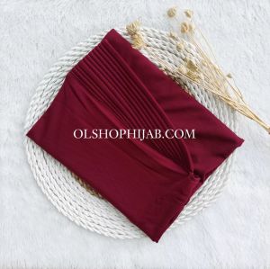 NURBANU KERUDUNG - HIJAB BERGO SERUT POLOS UKURAN M - KERUDUNG DAILY INSTAN SERUT POLOS TERLARIS - JILBAB DAILY ANAK SEKOLAH DAN MENGAJI