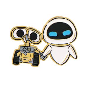 Cute Enamel Pin Cartoon Robot Brooch For Coat Womens Brooches Fashion Lapel Badges Jewelry Gift for Couple
