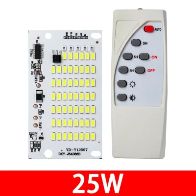 SAVVYSHELF 1Pcs Ánh sáng trắng Bảng đèn LED năng lượng trời 25/40/60/100/250W SMD5730. Bảng nguồn sáng Bền bỉ với bộ điều khiển từ xa Đèn pha điều khiển từ xa Đèn sân vườn ngoài trời