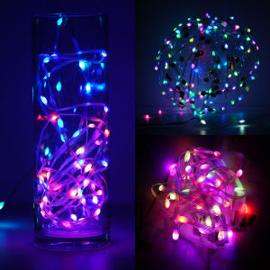 RGB LED String Lights Strip Waterproof 24Keys IR Remote Controller For Christmas Festival Wedding Party Room Decoration DC5V