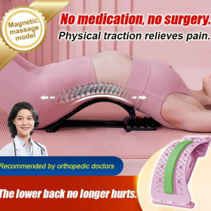 Lumbar Spine Therapy Device Four-speed Adjustment Massager Quality Pp Material Strain Point