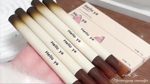 Bút che khuyết điểm trong suốt   Ống bút che khuyết điểm để che vết mụn và quầng thâm làm sáng da mặt với cọ tán