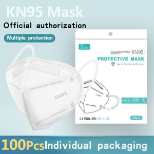 【Fast Delivery】XUNDD KN95 Mask 5PLY Original 100Pcs Washable Protective FaceMask N-95 Adult High Quality Mask White Face Mask