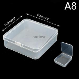 [COD] ourlove New Transparent Plastic Storage Box Photocards Small Card Storage Box Desk Organizer Box Classification Box Stationery