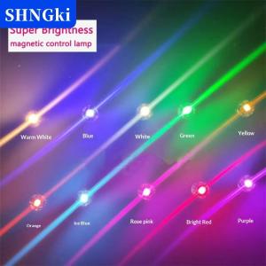 [COD] 🔥🔥🔥SHNGki 2pcs siêu mini từ dẫn đèn đồ chơi 11mm x 5.5mm DIY Mô hình làm mô hình chung cộng với ánh sáng với pin và 1PC nam châm
