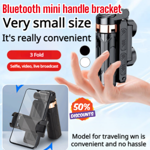 【360 degree rotation】 Selfie stick New model Super mini portable selfie stick for travel Flat