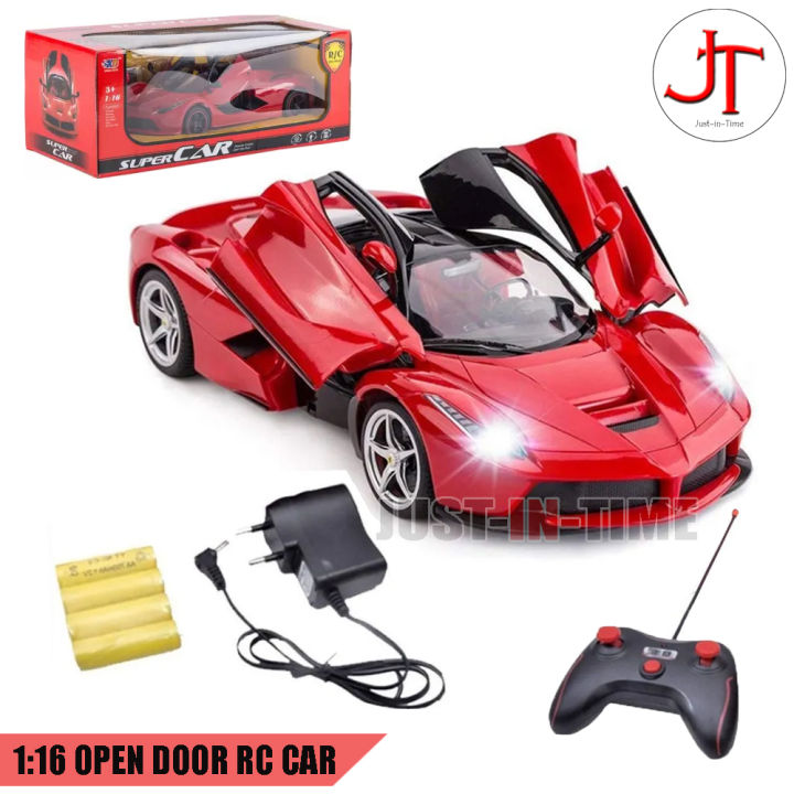 1:16 Open Door Super Car Remote Control with Lights Perfect Toy