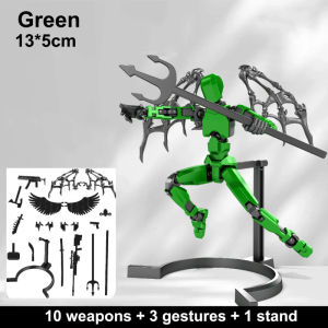 Upgraded Version 3d Printing Multi-Joint Action Figure Lucky 13 Dummy Toys Benefit Decompression Variety