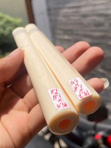 pipa gg asli lokal panjang 15cm model bulat dan segilapan gemuk bahan merah bening