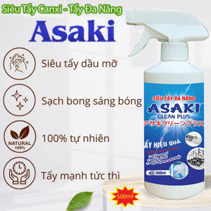 Chai Xịt Tẩy Rửa Đa Năng Asaki Chính Hãng 500ml - Chuyên Tẩy Cặn Canxi Cặn Bẩn Đồ Inox Nhà Tắm Các Loại Bề Mặt Đồ Gia Dụng