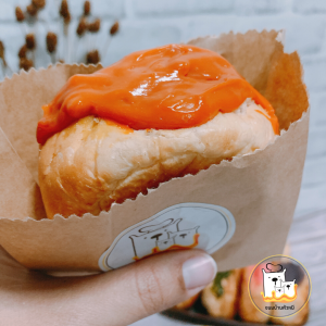 ผงไส้ขนม รสสังขยาชาไทยขนาด350g ไส้ขนมปังปิ้ง ไส้ขนมปังนึ่ง ไส้สังขยา ไส้แซนวิช