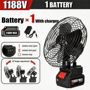 【2026 NEW Upgrade】Dewalt Mini Metal Fan Long endurance Rechargeable Large Capacity lithium fan Camping Outdoor