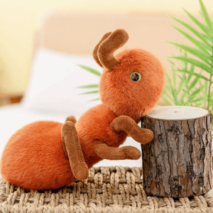BEIBEI PP Cotton Lilttle Ant Plush Toys Lifelike Stuffed Animal Ant Plush Doll Pillow Nap 20cm Animal Stuffed Toys Home Decor