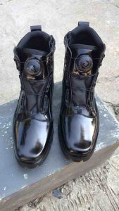 SEPATU PDH TALI PUTAR KULIT MENGKILAP MEREK SPARTA