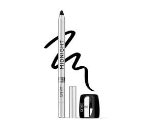 RENEE Midnight Kohl Kajal Pencil - Waterproof Smudgeproof With Sharpener - 24 Hours Long Stay