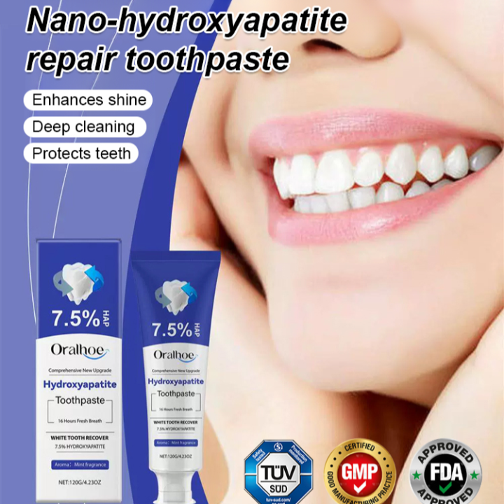 Nano Hydroxyapatite Toothpaste Fluoride Free Toothpaste Stain Removal ...