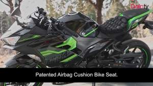 Patented Bike Seat Cushion - Saddle Airbag Cover Pad Inflatable Pressure Relief Washable for Bicycle Scooter Motorbike Kids JFT Dainty