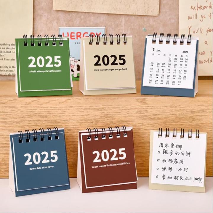 Mini Desk Calendar 2024-2025, August 2024 To December 2025 Small ...