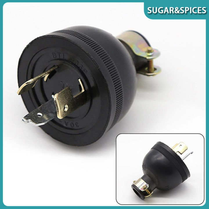 30A 250V Generator Plug Anti-loose US Three-pole Gasoline Generator ...