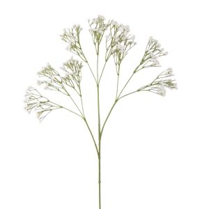 MAOMEI STORE Nhựa Cành hoa giả Gypsophila Cảm giác chân thật Thanh lịch Hoa Gypsophila giả Cắm hoa Trắng Hoa giả Trang trí văn phòng tại nhà