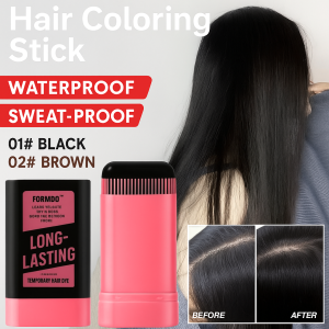 Doesnt Hurt Hair Stain Hair Coloring Stick One Comb Color Hair Dye Stick White Hair Covering Dyeing Comb Household Pure Plant Ammonia-Free Cover Gray Hair Dye