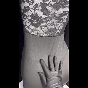 Shipped from China [BIN] Deep Blue Rose Fabric V Lace Bodycon Dress qqny Uniform Temptation No-Remove Underwear Pure Desire Set 2841