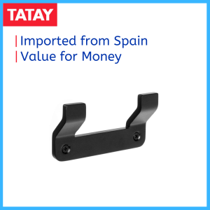 Tatay Onyx Black Series Toilet Wall Hanging Accessories for Toilet Rolls/Towels/Clothes