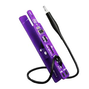 MAOMEI One Click Power on Universal Battery Clip M191 2 Modes Phone Motherboard Repair Tool Mobile Phone Tools with Indicator Light Universal Power Switch Clip For Non-Encrypted Motherboards