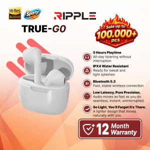 Ripple True Go TWS Headset Bluetooth Earphone Mini Earbuds Handsfree COD Earphones Headphone