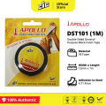 APOLLO Double Sided General Purpose PE Foam Tape - Black (1 Piece x 12mm/18mm/24mm x 1m). 