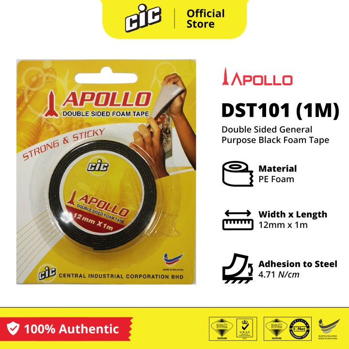 APOLLO%20Double%20Sided%20General%20Purpose%20PE%20Foam%20Tape%20-%20Black%20(1%20Piece%20x%2012mm/18mm/24mm%20x%201m)%20-%20Image%202