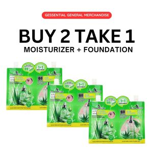 BUY 2 TAKE 1 2in1 Aloe Vera Moisturizer Gel and Liquid foundation with SPF 60+++ Sun Protection