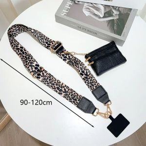 【OPPZAN】2 in 1 Mobile Phone Straps with Zipper Pouch Wallet Sturdy Anti-Theft Crossbody Cell Phone Lanyard Neck Cord for Women Girls