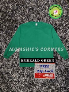 YALEX Original Longsleeve White Label Roundneck Dark Colors Adults / Constructions Uniform with Free Ziplock