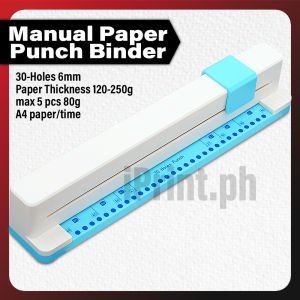 iPrintph 30 Hole Paper Punching Machine Paper Puncher DIY A4 Punching Machine Office Supplies